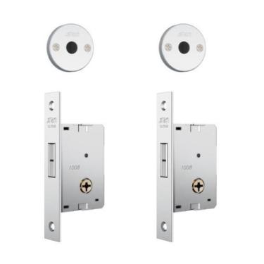 Imagem de Fechadura Auxiliar 1008 Correr/Bater Par Tetra - Stam