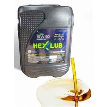 Imagem de Oleo De Motor Diesel 15w40 Mineral Ci4 Balde 20l Hexlub - HexxLub