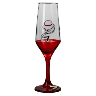 Imagem de META ATACADO, Taça Pomba Gira Maria Navalha Champagne Buffet Vidro 186ml