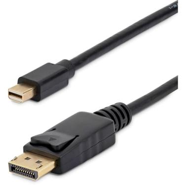 Imagem de StarTech.com Mini DisplayPort para DisplayPort 1.2 Cabo adaptador M/M – DisplayPort 4k com suporte HBR2 – Cabo Mini DP para DP de 3 pés