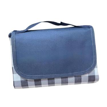 Imagem de IEUDNS Cobertor de portátil dobrável, cobertor de acampamento, tapete de praia para passeios em família, shows, mochilas, gramado, 200x200cm