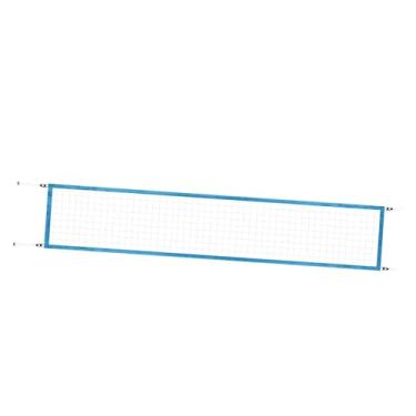 Imagem de Dynwave Rede de vôlei de piscina profissional padrão rede trançada com bolsa de armazenamento para atividades ao ar livre, Azul Claro