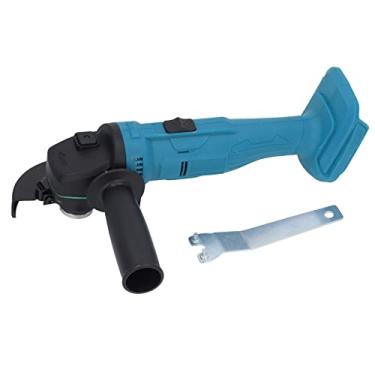 Imagem de Esmerilhadeira Angular Sem Escova Sem Fio, 10000 RPM, Cabo de Borracha Macia, Contínua para Soldadores, Eletricistas, Técnicos Automotivos, Azul, Compatível Com Bateria de íon de