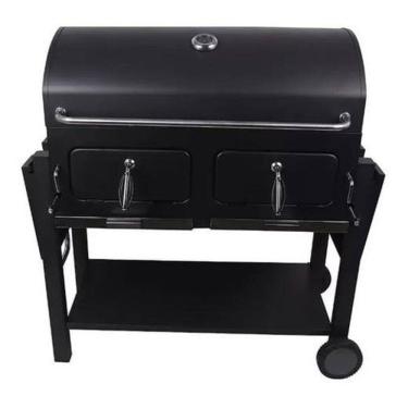 Imagem de Churrasqueira Com Rodinha - À Carvão - Mr Beef - Preto