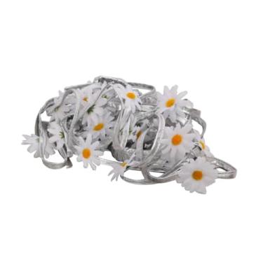 Imagem de Dynwave Acessórios para fantasias de envoltórios de perna antiderrapantes, moda cosplay, liga elástica feminina, Prata