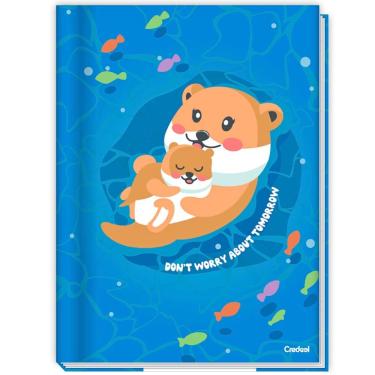 Imagem de Caderno Brochura Capa Dura 1/4 Pequeno Lala Pets 80 Folhas Credeal Estampa 6