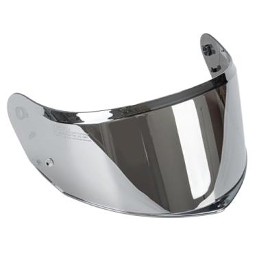 Imagem de KiBcsLic Protetor de capacete dobrável, viseira de capacete, fácil de instalar, proteção contra vento de PC, peça de reposição para Ff808, Chapeamento de Prata