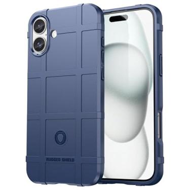 Imagem de Capa Case iPhone 16 Plus (Tela 6.7) Rugged Shield Anti Impacto (Azul)