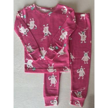 Imagem de Pijama Infantil Menina Com 2 Peças 100% Algodão Carters, 2