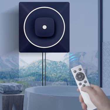 Imagem de Limpador automático de janelas com controle remoto, robô aspirador de pó elétrico para limpeza de tetos de vidro em ambientes internos e externos, 2600Pa