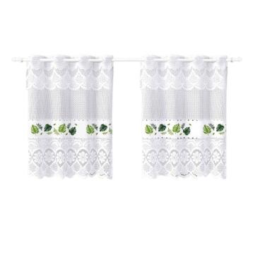 Imagem de Cortina Pia Bando Vitro Formosa Renda Cozinha 1,60X0,80X0,20
