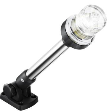 Imagem de Luz de âncora de barco AMBIPASION de 12 polegadas branca à prova d'águ