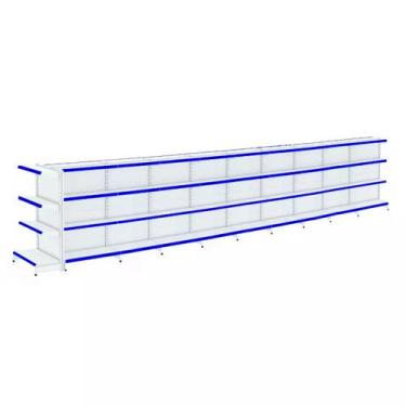 Imagem de Gondola Centro 137 Fit Ate 9 Metros 1 Ponta Branco 76b Pe Azul - AMAPÁ