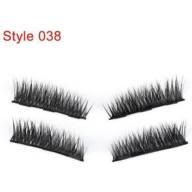 Imagem de Cílios Postiços Sem Cola Magnéticos Imã Cabelo Artificial - MKB