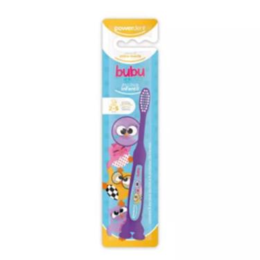 Imagem de Escova de dentes infantil bubu 2 a 5 anos - Powerdente, Lilás