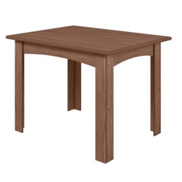 Imagem de Mesa de Jantar Retangular 4 Lugares 1.1m Monique Amêndoa