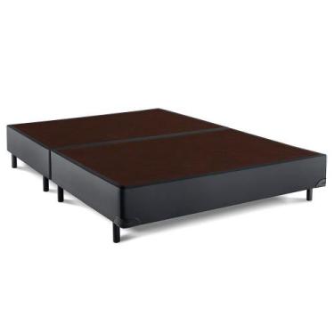 Imagem de Base King Size Cori Black Material Sintético 193x203x30cm Ortobom, Pre