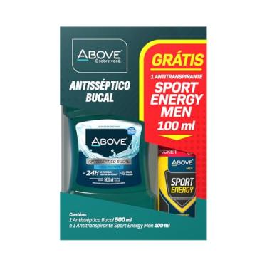 Imagem de Above Kit Antisseptico Bucal+Desodorante Antitranspirante Pocket Sport Energy Men 100Ml