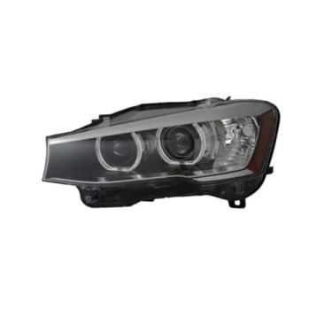 Imagem de Lâmpada esquerda direita HID luz diurna frontal LED conjunto de farol lâmpada de canto ampla compatível com X3 X4 2015-2017 63117401135 (direita)