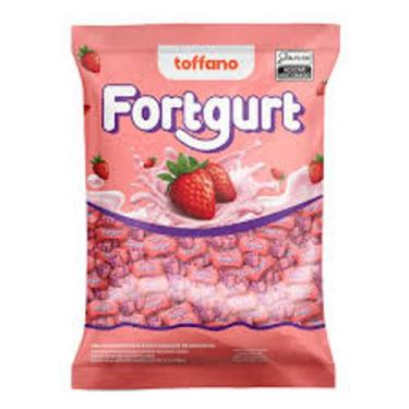 Imagem de Balas Fortgurt Sabores Pacote 250g Iogurte Frutas Maça Verde, IOGURTE