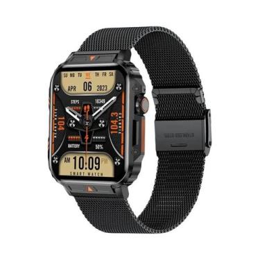 Imagem de Relógio Inteligente Masculino De 1,95 Polegadas Com Monitor De Frequên