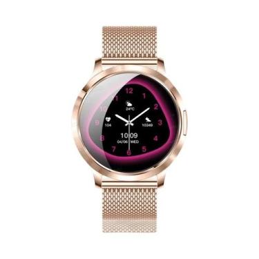 Imagem de Smartwatch Ultra-Fino Com Tela Curva AMOLED HD 3D 2025 Monitor De Saúd