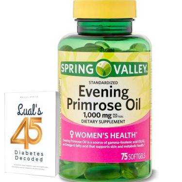 Imagem de Suplemento Dietético Aceite de Onagra 1000mg Spring Valley - LUAL