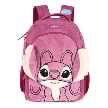 Imagem de Mochila De Costas Juvenil Original Stitch C/ Orelha 3d - Luxcel, Roxo