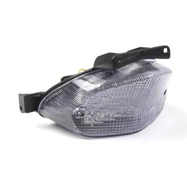 Imagem de Lanterna traseira de LED transparente Arashi para Suzuki GSXR 600 750 2000-2003, GSXR 1000 2001-2002, acessórios de substituição de motocicleta, luz traseira de freio integrada