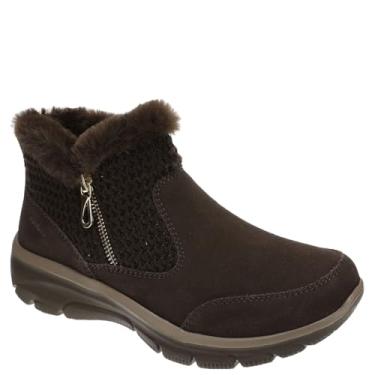 Imagem de Skechers Bota feminina fácil de usar no tornozelo, Chocolate, 41