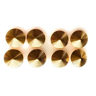 Imagem de Conjunto de botões de ouro italiano polido para blazer, vestido e ternos 11 peças. (ouro de 21,6 cm)