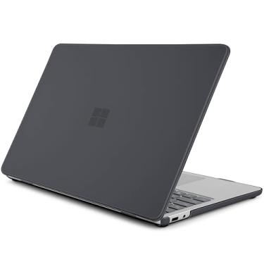 Imagem de Batianda Capa fosca de cristal para laptop Microsoft Surface de 13 polegadas Copilot+ PC 2025 (modelo mais recente), capa rígida leve com proteção resistente a arranhões, fácil instalação, preto fosco