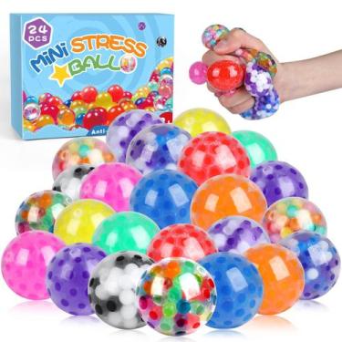 Imagem de Stress Balls VESPRO, pacote com 24 unidades, Squishy Squeeze Bulk Fidg