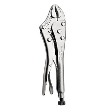 Imagem de Alicate de Pressão Tramontina 10” com Mordente Curvo - Prata