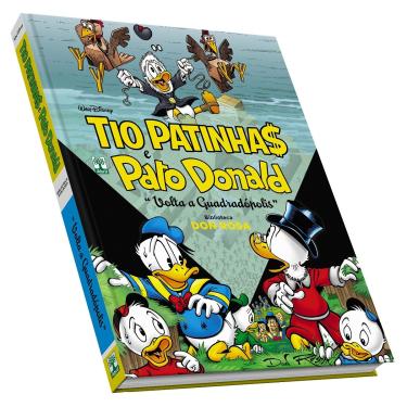 Imagem de Tio Patinhas e Pato Donald : Volta a Quadradópolis Walt Disney Biblioteca Don Rosa Edição de Colecionador Capa Dura