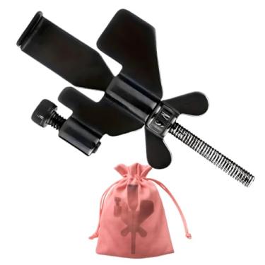 Imagem de Trava Fechadura Segurança em Aço Portátil Para Porta Hotel Airbnb Viagem Preto