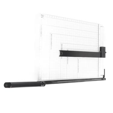 Imagem de Cortador de Papel Manual de Aço, Máquina de Corte de Papel de Fotos A4 de Fotos Com Escala, Cortador de Papel para Desktop Seguro para a Fábrica de Escritórios da Escola, Prova