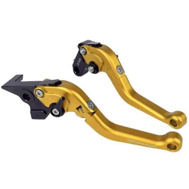 Imagem de Manete Dobrável Esportivo Honda Cb500 1997 A 2005 - Stark Race, Dourad