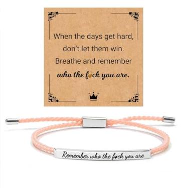 Imagem de ZCVFA Pulseira Inspire - God Is In Control, Aço Inoxidável Ajustável Fé Cristã Feito à Mão Pulseira Trançada com Motivação de Autoestima Joias para Mulheres e Homens, Adjustable, Aço inoxidável, Sem