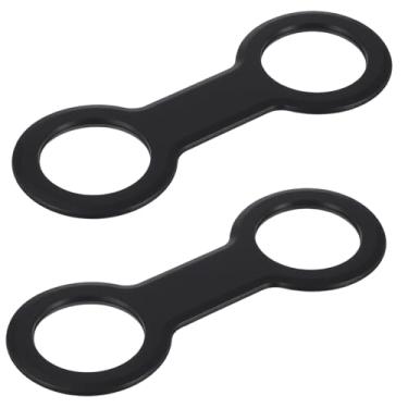 Imagem de Zelphvt 2 peças de suporte de snorkel, clipe de snorkel de silicone para máscara de mergulho alça suporte de tubo acessório de retenção universal acessórios de equipamento de mergulho peça