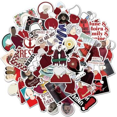 Imagem de Pacote de adesivos Handmaids Tales Anime 50 unidades de desenho animado de 4-8 cm