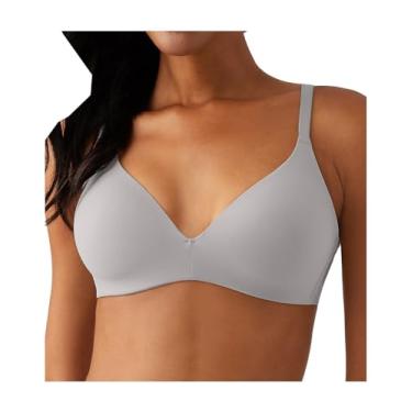 Imagem de Wacoal Sutiã feminino confortável sem aro, Cinza definitivo, 32DD