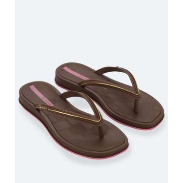 Imagem de Chinelo Feminino Ipanema Glow Marrom-06028, Marrom, 37