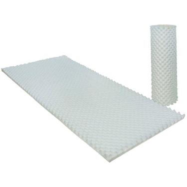 Imagem de Colchão Tipo Caixa De Ovo Luckspuma Casal D33 Cinza