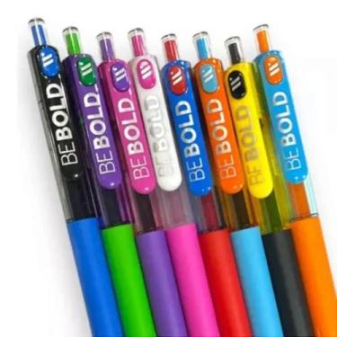 Imagem de Caneta Gel Be Bold Max 0,5 mm - 8 Cores Vibrantes - New Pen