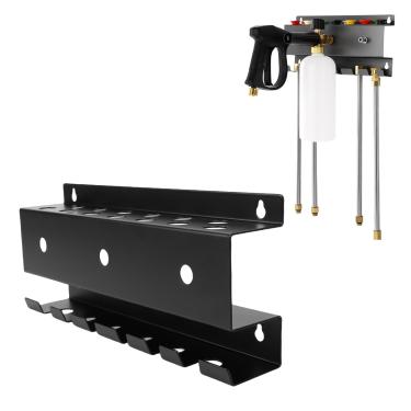 Imagem de VBESTLIFE Suporte para Arma de Lavadora de Pressão, Suporte de Canhão de Espuma de Montagem na Parede, para Rack de Armazenamento de Acessórios de Lavadora de Pressão de 1/4 Polegadas