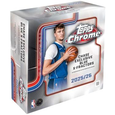 Imagem de Topps 2025-26 Chrome Basketball - Factory Sealed - Mega Box