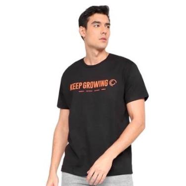 Imagem de Camiseta Colcci Masculina Regular Keep Growing Preta-Masculino