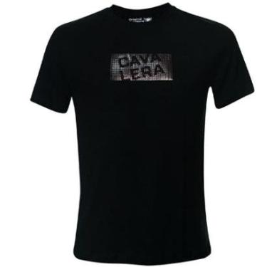 Imagem de Camiseta Cavalera Indie Rock Texture Preta Masculina-Masculino