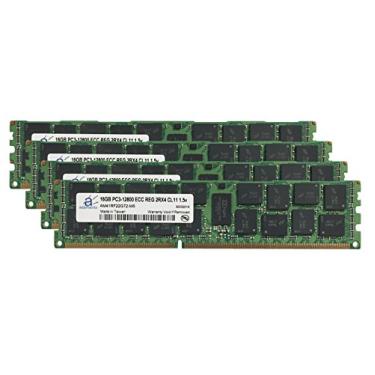 Imagem de Adamanta Atualização de memória de servidor de 64 GB (4 x 16 GB) para IBM System x3500 M4 7383 DDR3 1600Mhz PC3-12800 ECC registrado 2Rx4 CL11 1,5v